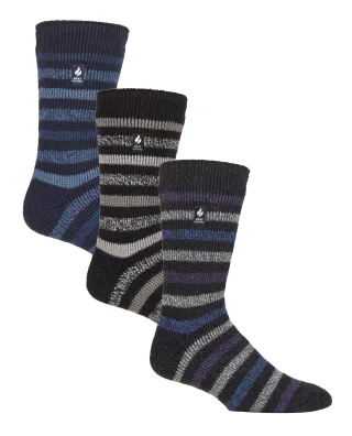 HEAT HOLDERS - 3er-Pack Multipack Herren Isolierte Thermosocken für den Winter - Plain H&T