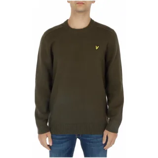Crew-Neck-Pullover Oliv Lm703