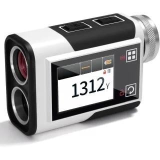 CIGMAN Golf Rangefinder 1312 Yards Slope Compensation 2.4 Inch Touchscreen 6X Magnification Flag Lock Vibration Recharge