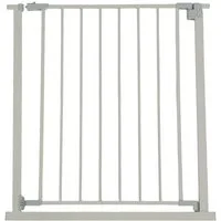 relaxdays Türschutzgitter Treppenschutzgitter 75–100 cm (ohne Verlängerung), grau, 75 - 80 cm
