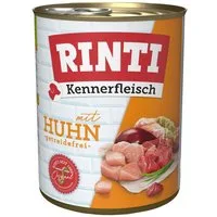 Rinti Kennerfleisch mit Huhn 800 g - 12 Stück, für: Hund