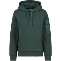 SUBLEVEL Hoodie Moderner Schnitt mit Kapuze und für Damen Baumwolle Normal Fit ohne Kragen bedruckt atmungsaktiv