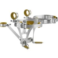 Elite Fahrrad-Flaschenhalter ELITE Flaschenhalter Vintage doppelt Universalgröße - sicherer Halt fü