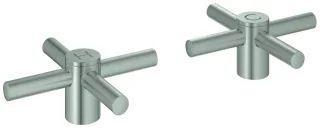 GROHE Kreuzgriff Atrio 18026 2 STK supersteel, 18026DC3 18026DC3