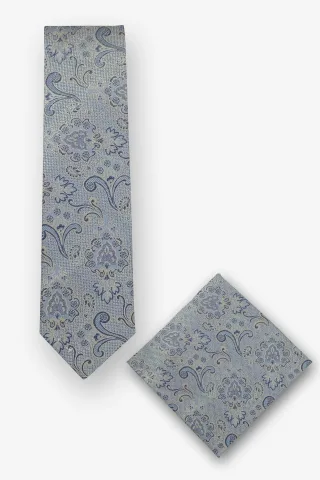 REAL GUYS by J.PLOENES - Krawatte + Tuch in Box blau