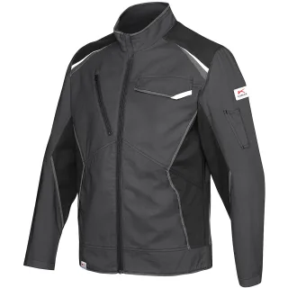 KÜBLER ICONIQ cotton Jacke anthrazit/schwarz L - 1140 1301-9799-L