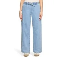 Cartoon Slim-fit-Jeans Damen mit weitem Bein