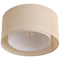 Lindby Deckenleuchten Soula, Kunststoff Creme IP20, 1 x 15 W LED