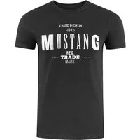 MUSTANG T-Shirt Print Tee Mustang (1-tlg) aus 100% Baumwolle
