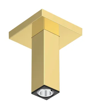 Hansgrohe Deckenanschluss E 100mm polished gold optic , 24338990 24338990