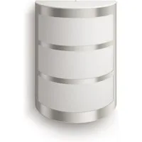Philips LED Außen-Wandleuchte Outdoor Ultra-Efficient Python 3.8W, 2700 Kelvin, Edelstahl, LED fest integriert, Warmweiß
