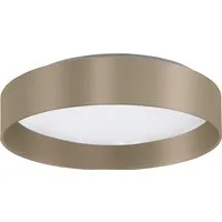 OTTO home LED Deckenleuchte Merryn, CCT - über Fernbedienung, LED fest integriert, Neutralweiß, Warmweiß, Deckenlampe Ø38 x H9 cm mit Textil-/Stoffschirm, CCT, Fernbedienung
