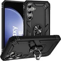 CoolGadget Handyhülle Armor Shield Case für Samsung Galaxy S23 FE 6,1 Zoll, Outdoor Cover Magnet Ringhalterung Handy Hülle für Samsung S23 FE 5G