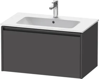 Duravit Ketho.2 Waschtischunterbau wandhängend Graphit Matt 810x480x440 mm - K25063049490000 K25063049490000