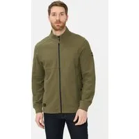 camel active Sweatjacke mit verstellbarem Tunnelzug Langarm