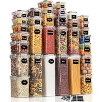 LuxusKollektion Vorratsdose Vorratsdosen 32er Set Deckel Luftdicht Aufbewahrungsbox Küche Müsli