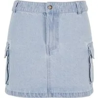 Karl Kani Sommerrock Karl Kani Retro TM Denim Cargo Skirt (1-tlg)