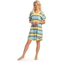 Consult-Tex Nachthemd Damen Nachthemd, Big Shirt Kurzarm DF662 bequem zu tragen