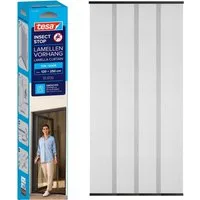 tesa Insektenschutz-Tür Lamellen Vorhang - Fliegenvorhang für Balkon und Terassentüren, (Packung, 1-St., Fliegennetz, Klettband), INSECT STOP Vorhang inkl. Klettverschluss - 120 x 250 cm