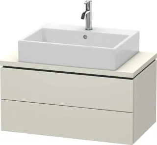 Duravit L-Cube Konsolenwaschtischunterbau wandhängend Taupe Matt 820x477x400 mm - LC580709191 LC580709191