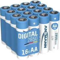 ANSMANN AG Akku AA min. 2650 mAh 1,2V NiMh, 16 Stück Akku 2650 mAh (1.2 V)