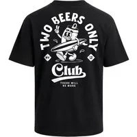Neverless Oversize-Shirt Herren T-Shirt - Two Beers only - Oversized Relaxed Fit Sommer mit Print