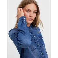 Vero Moda Langarmbluse Maria (1-tlg) Plain/ohne Details