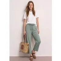 STREET ONE Stoffhose Style Emee 3/4-Sommerhose mit elastischem Bund und Tunnelzug