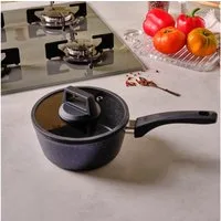 Karaca Topf-Set Karaca Aqua Granit Kochtopf Suppentopf Kochgeschirr Topf 18 cm