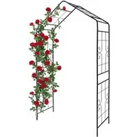relaxdays Rosenbogen mit Spitzdach