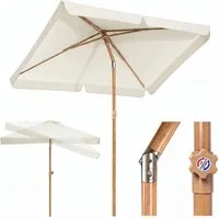 Sekey Rechteckschirm Sonnenschirm Rechteckig Balkon Balkonschirm Knickbar, LxB: 200x125,00 cm, UV50+ Sonnenschutz, für Terrasse