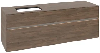 Villeroy & Boch Waschtischunterschrank Collaro C121B0 1600x548x500mm mit Beleuchtung Arizona Oak C121B0VH