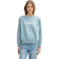 TOM TAILOR Denim Sweatshirt mit Schriftzug