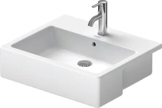Duravit Vero Halbeinbauwaschtisch Weiß Hochglanz 550 mm - 03145500001 03145500001