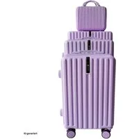 NTK-Collection Kofferset Kofferset Leandra 4-teilig, 4 Rollen, (Set, 4 Koffer), Hartschalenkoffer mit Rollen Teleskopgriff Zahlenschloss