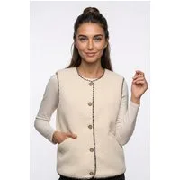 ONLY Plüschweste ONLBABY LIFE TEDDY VEST PNT CS Kunstfaser