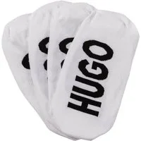 HUGO Sneakersocken 2P INVISIBLE W (Packung, 2-Paar, 2er) mit HUGO Logoschriftzug unter der Sohle
