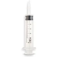 Dispomed Einwegspritze DISPOMED Wund-/ Katheterspritze 50/60ml mit Luer Adapter, (1-St., Blasenspritze), für medizinische und nicht-medizinische Verwendung