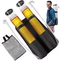 Goods+Gadgets Getränkespender GOODS+GADGETS 3L Bier Spender – Party Getränke Rucksack mit Zapfhahn, Getränkerucksack 1 x 3 Liter