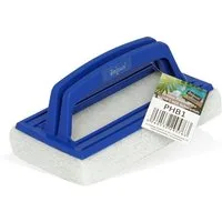 Zelsius Poolbürste Poolschwamm mit Griff, 14,5 x 9 x 6,5cm Pool Handbürste mit Schwamm