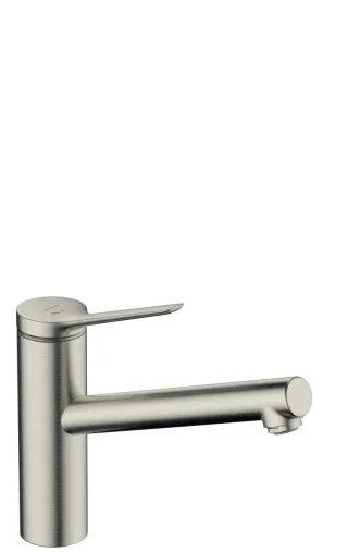 Hansgrohe Spültischmischer 150 Zesis M33 EcoSmart 1jet edelstahl-optik, 74813800 74813800