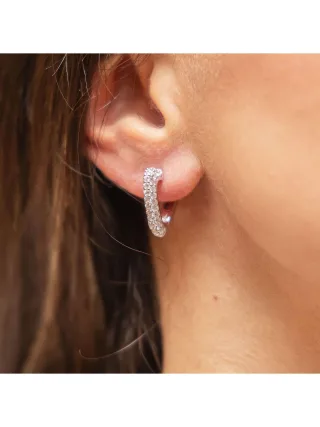 Celesta Silber Ohrschmuck 925 Silber weiße Zirkonia