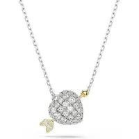 Swarovski Kette mit Anhänger Schmuck Geschenk Idyllia Halskette Herz mit Pfeil, mit Swarovski® Kristall, Zirkonia (synth)
