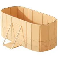Rutaqian Badewanne Tragbare Badewanne für Erwachsene, Faltbare Badewanne, 120 cm Länge, Faltbar