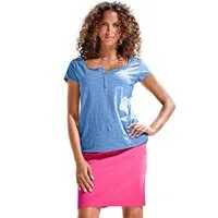heine T-Shirt Rundhals-Shirt Kurzarm