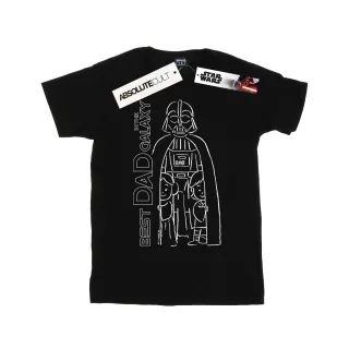 Star Wars - "Best Dad In The Galaxy" T-Shirt für Herren (Schwarz)