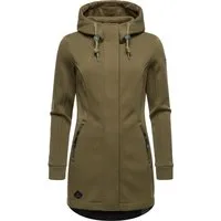 Ragwear Kapuzensweatjacke Letti Bonded Sportliche Kapuzenjacke in Feinstrick-Optik