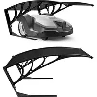 Arebos Mähroboter-Garage Carport 102 x 79 cm, Metall, Witterungsbeständig + UV-Schutz, Stabile Konstruktion: robustes Metall für lange Lebensdauer