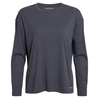 Craghoppers - T-Shirt für Damen, Nosilife, Langärmlig (Anthrazit)