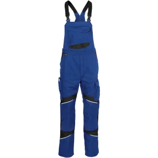 KÜBLER ACTIVIQ cotton+ Latzhose kornblumenblau/schwarz 23 - 3450 3421-4699-23